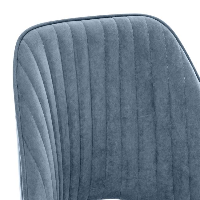 Стул Leset Арман 360 (поворотный механизм) Синий Белый