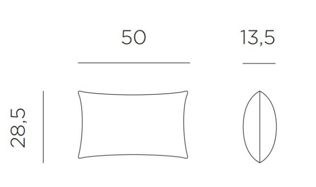 Подушка декоративная Accessories джунгли 500х135х285 мм