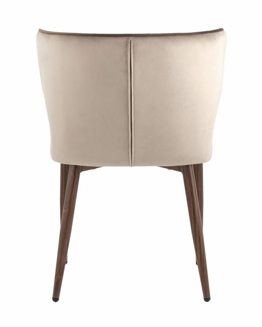 Стул Матео с кантом велюр шампань ножки дерево