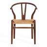Стул Wishbone/Вишбон (мод.CB2212) / 1 шт. в упаковке дерево вяз, 57*50.5*79.5, Темный Орех (№5) Темный Орех (№5) дерево вяз
