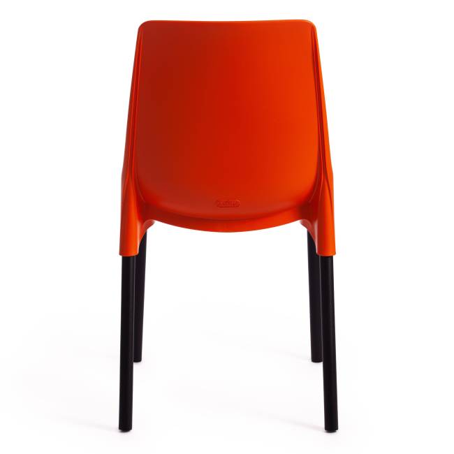 Стул GENIUS (mod 75) / 1 шт. в упаковке металл/пластик, 46x56x84cм, оранжевый/черные ножки оранжевый металл/пластик Стул GENIUS (mod 75) / 1 шт. в упаковке металл/пластик, 46x56x84cм, оранжевый/черные ножки оранжевый металл/пластик