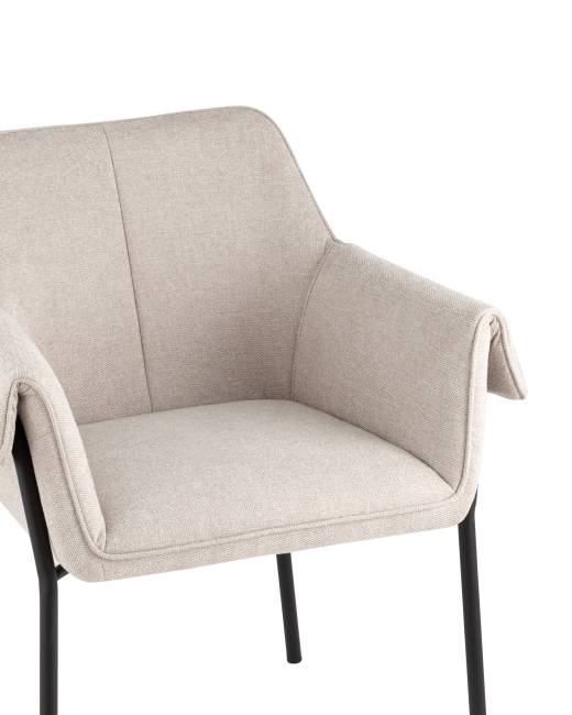 Кресло Бесс рогожка бежевый