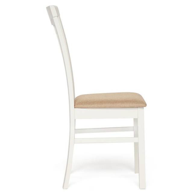 Стул - Гермес/ Hermes / 1 шт. в упаковке дерево гевея, 43х49х94см, Ivory white, ткань песочная (Jaffy 104-58) Ivory white дерево гевея