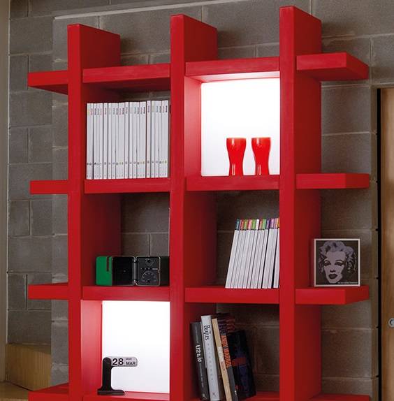 Стеллаж книжный пластиковый Mybook 3х4 Standard 1380х400х1840 мм