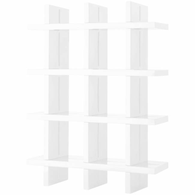 Стеллаж книжный пластиковый Mybook 3х4 Standard 1380х400х1840 мм