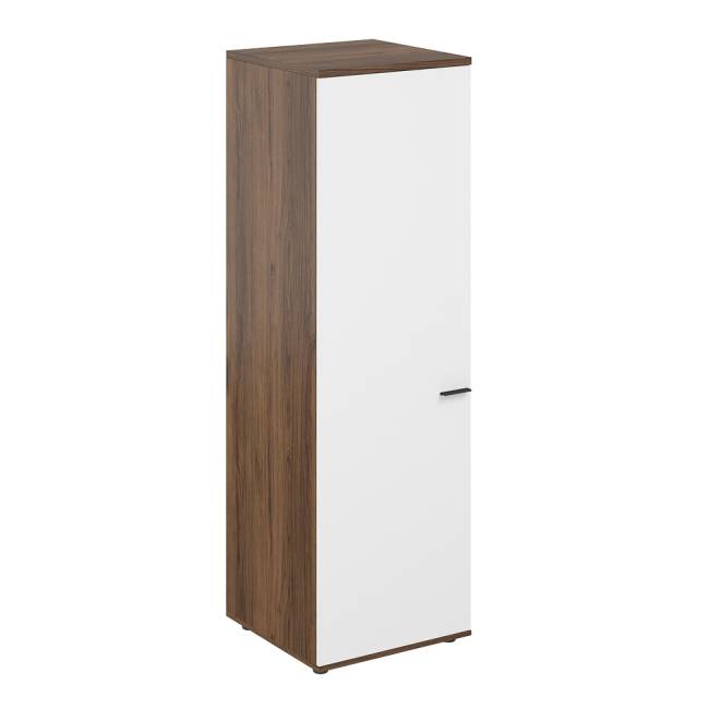 SG.823.DM.WH.L / Гардероб 600х600х1955, з.ст HDF, левый / корпус: дуб модена; фасад: белый