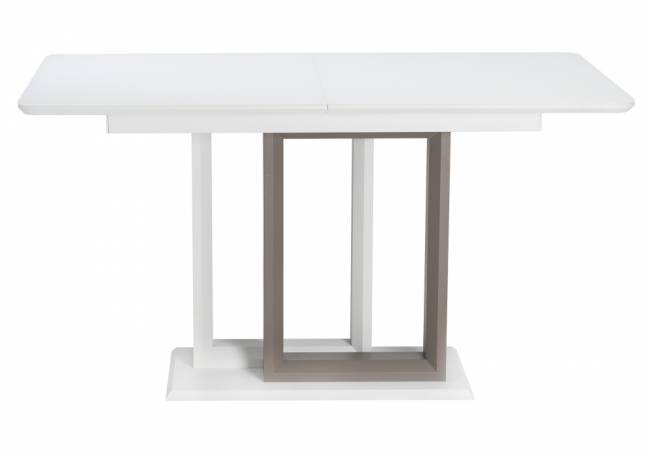 на тумбе Санса 140 белая шагрень / грей