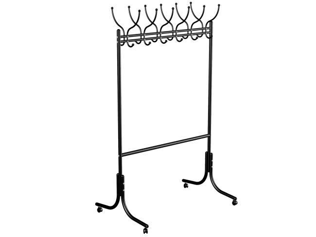 Вешалка напольная на колесах М 11 чёрный Вешалка напольная на колесах М 11 чёрный