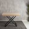 Стол-трансформер Левмар Cross D31/S53 Выбеленный дуб/черный