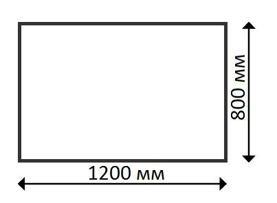 Столешница прямоугольная Werzalit Woodart исландский дуб 1 800х1200х20.5 мм