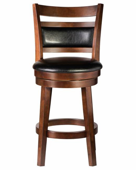 Стул полубарный DOBRIN BUDDY BAR, эспрессо, чёрный