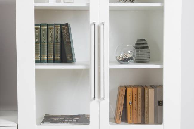 Набор мебели для гостиной Валенсия № 65 цвет белый шагрень