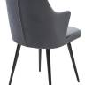 Стул HERMAN 360 град. BM-3 ТЕМНО-СЕРЫЙ, велюр / черный каркас М-City