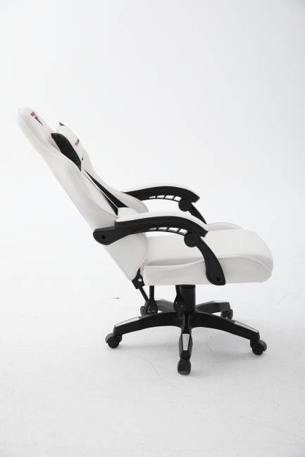 Кресло спортивное TopChairs Phantom бело-черный