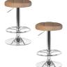 Набор 2 шт Табурет барный DOBRIN BRUNO, бежевый велюр (MJ9-10)