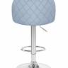 Стул барный DOBRIN MILANA, пудрово-голубой велюр (MJ9-74)
