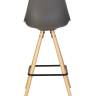 Набор 2 шт Стул полубарный DOBRIN RONNI, ножки светлый бук, тёмно-серый (GR-04)
