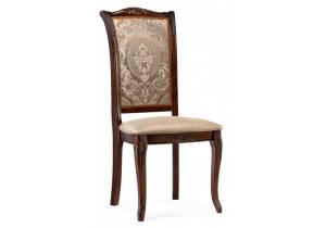 Керия ткань бежевый / вишня