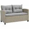 Плетеный комплект мебели с диваном AFM-804B Beige-Grey