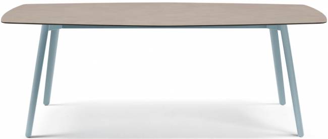 Стол ламинированный Squid голубой, тортора шпатель 2090х1080х730 мм