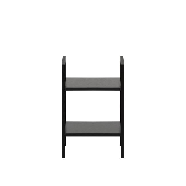 Стеллаж Leset Стилвуд 12 узкий, 2 полки Чёрный