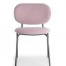 Стул металлический c обивкой Si-Si Bold антрацит, розовый 620х530х800 мм