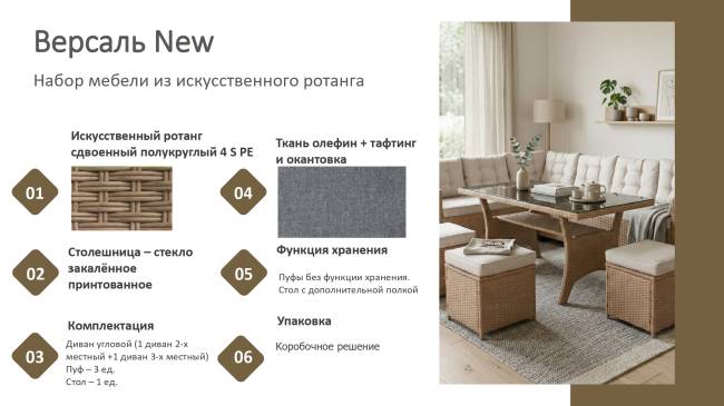 Набор мебели Версаль New