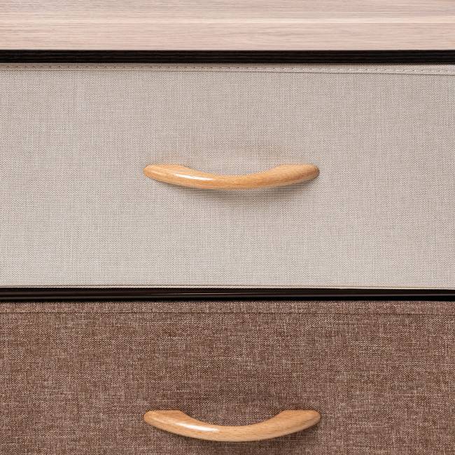 Комод Leset Локи 3 ящ. с полкой, Коричневый, Бежевый Коричневый Бежевый, светло-коричневый, темно-коричневый