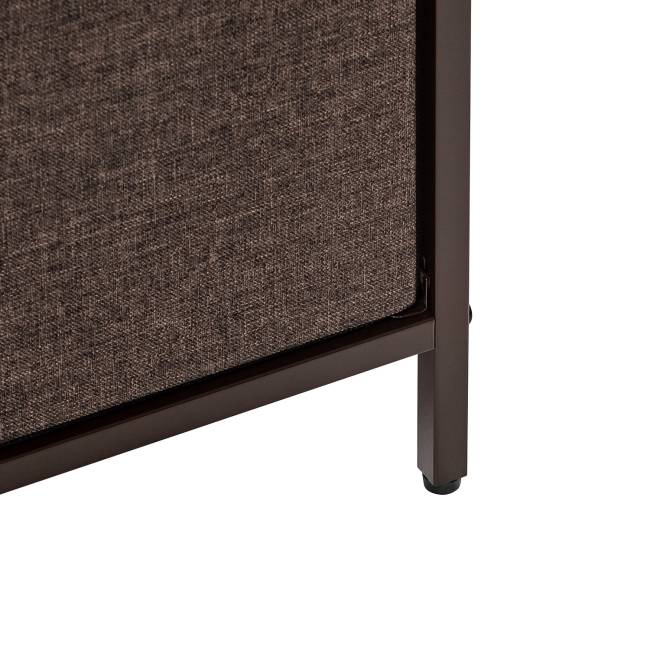 Комод Leset Локи 3 ящ. с полкой, Коричневый, Бежевый Коричневый Бежевый, светло-коричневый, темно-коричневый