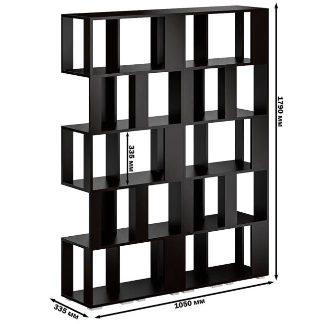 Стеллажи 4 штуки СВК цвет венге