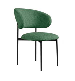 Стул DikLine 201 NS Pine зеленый, ножки черные