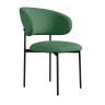 Стул DikLine 201 NS Pine зеленый, ножки черные