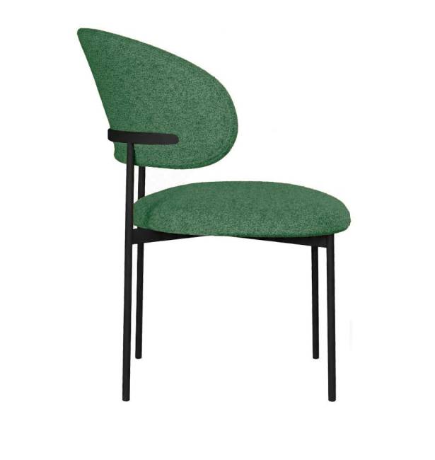 Стул DikLine 201 NS Pine зеленый, ножки черные