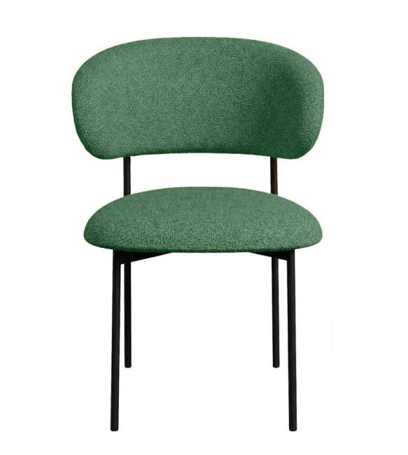 Стул DikLine 201 NS Pine зеленый, ножки черные