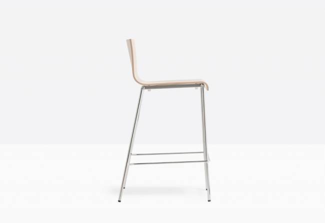 Стул деревянный полубарный Kuadra 495х520х920 мм