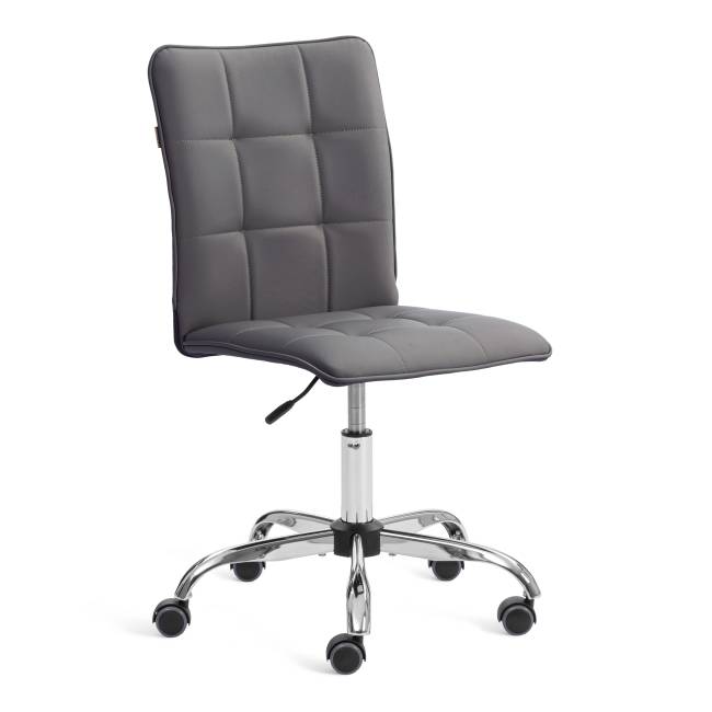 Кресло One/Ван кож/зам, металлик, 36 серый кож/зам