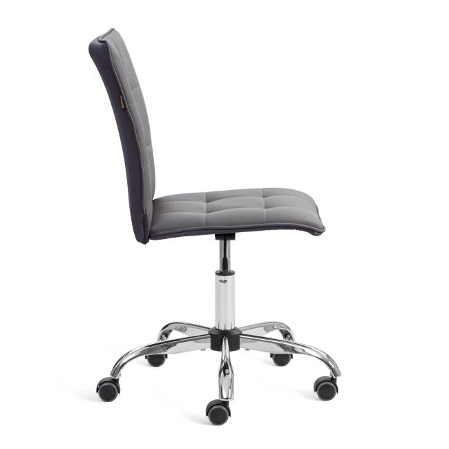 Кресло One/Ван кож/зам, металлик, 36 серый кож/зам