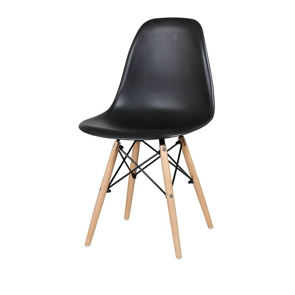 Стул дизайнерский "EAMES DSW" , черный 