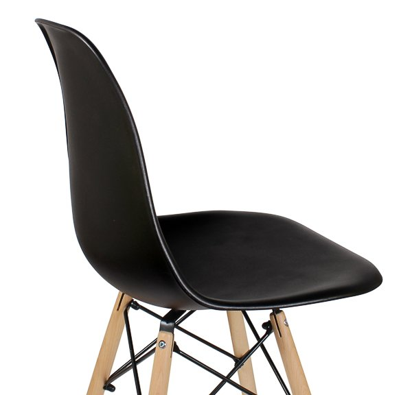 Стул дизайнерский "EAMES DSW" , черный 