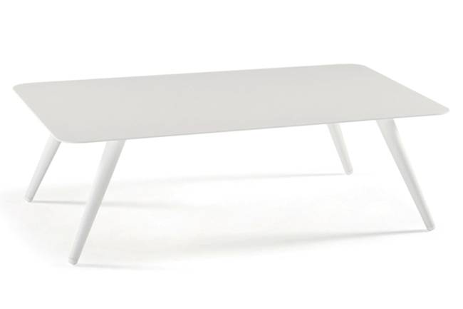 Столик металлический кофейный Jolly белый 1100х700х340 мм