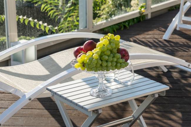 Столик металлический складной кофейный Small Table серебристый 710х380х490 мм