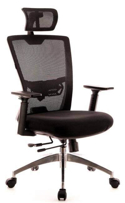 Офисное кресло Polo S, сетка/ткань, черный