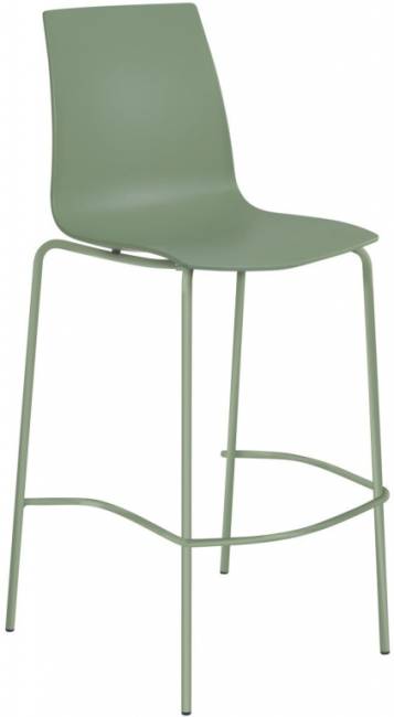 Стул пластиковый барный X-Treme BSL Pro зеленый 520х520х1100 мм Стул пластиковый барный X-Treme BSL Pro зеленый 520х520х1100 мм
