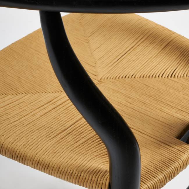 Стул Wishbone/Вишбон (мод.CB2212) / 1 шт. в упаковке дерево вяз, 57*50.5*79.5, черный черный дерево вяз