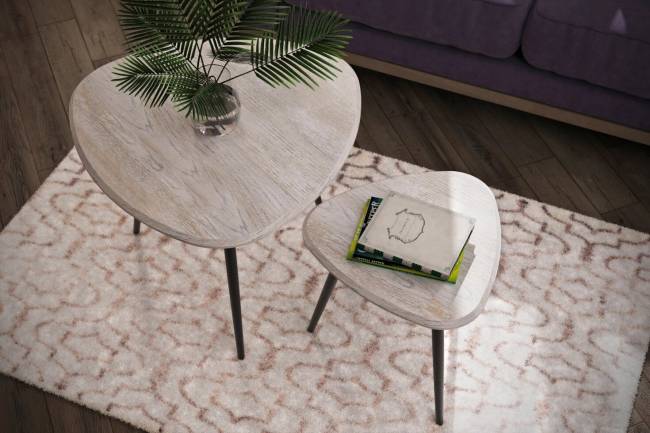 Кофейный столик "Сallisto M", дуб винтаж медовый