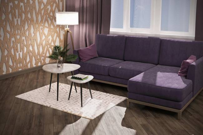 Кофейный столик "Сallisto M", дуб винтаж медовый