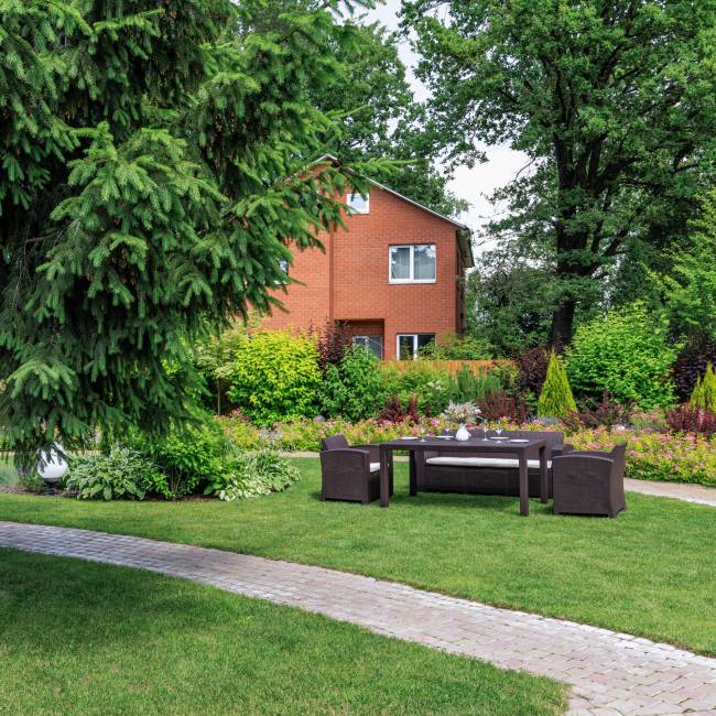 Обеденный комплект LANA LUX DINING S коричневый