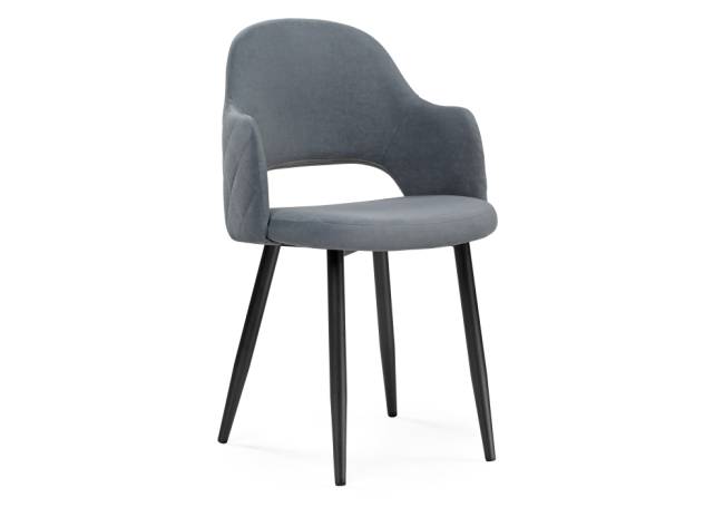 Гутрид ромбы сзади без складок серый / черный