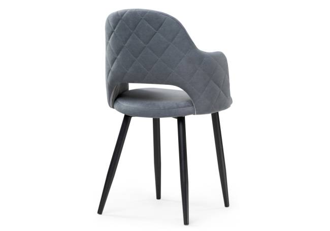 Гутрид ромбы сзади без складок серый / черный