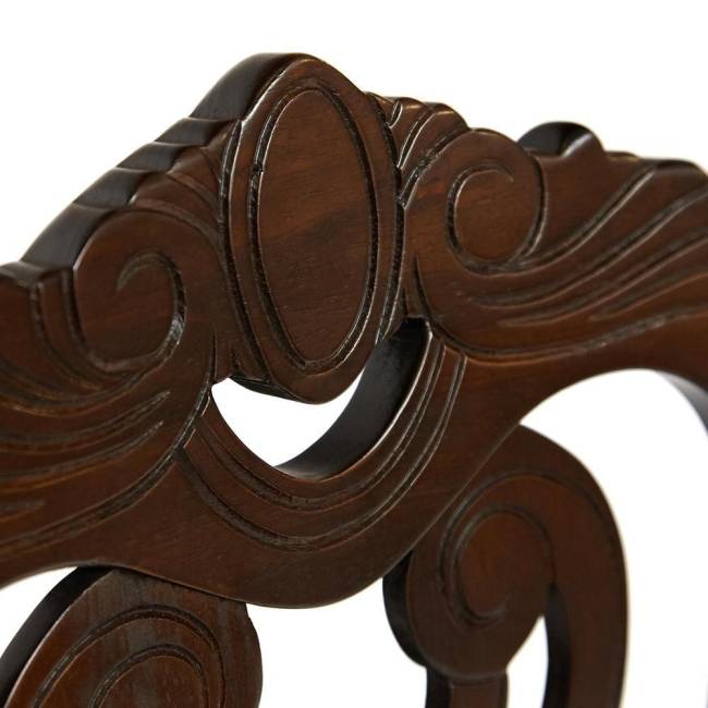 Стул -Андромеда/ Andromeda / 1 шт. в упаковке дерево гевея, 47х55,5х107 см, Cappuchino, ткань коричневая S 168-7 Cappuchino, ткань коричневая S 168-7 дерево гевея